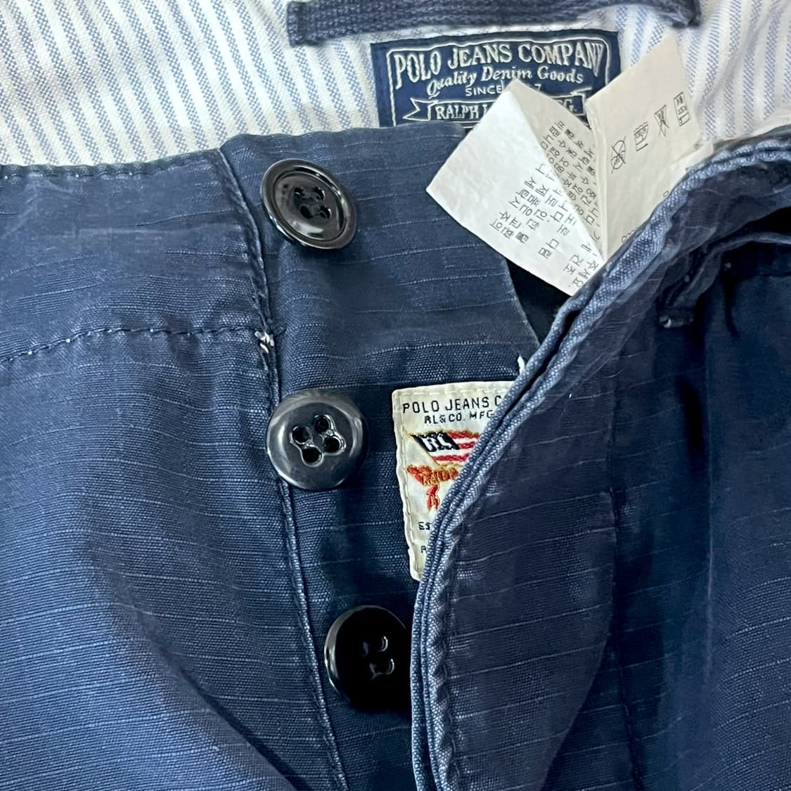 00s 폴로 진스 컴퍼니 버튼 플라이 카고 팬츠 (33) 상품이미지8