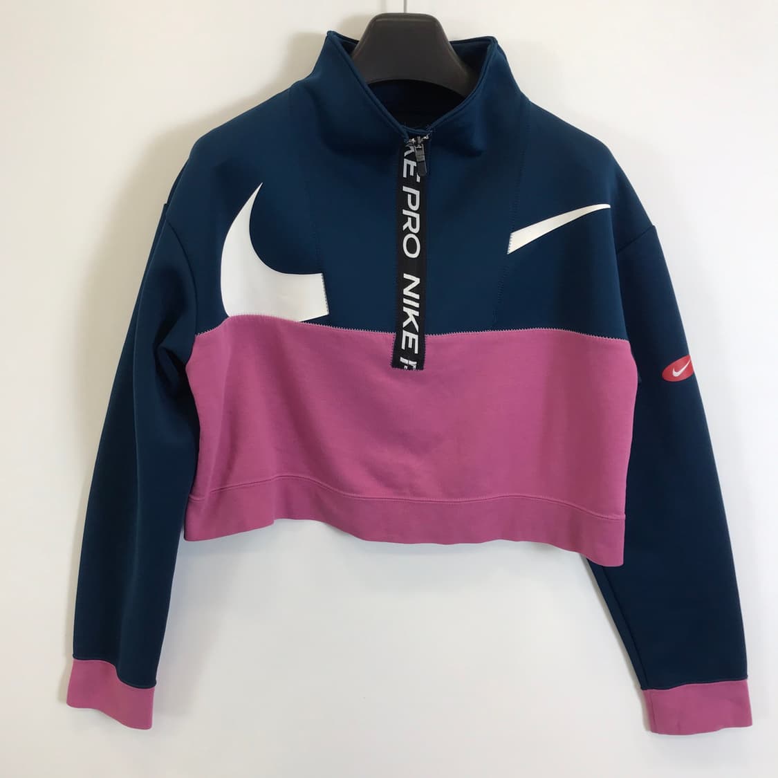 나이키 드라이핏 겟플리스 크롭하프집업 [여성S] 상품이미지1