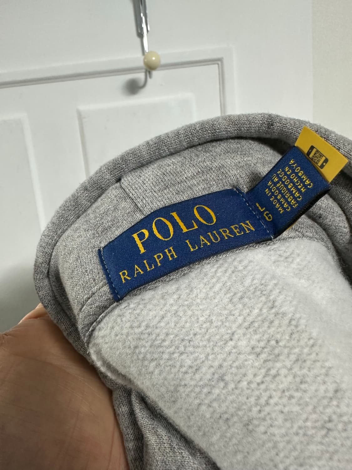 폴로 랄프로렌 플리스 로고 후드티 상품이미지4