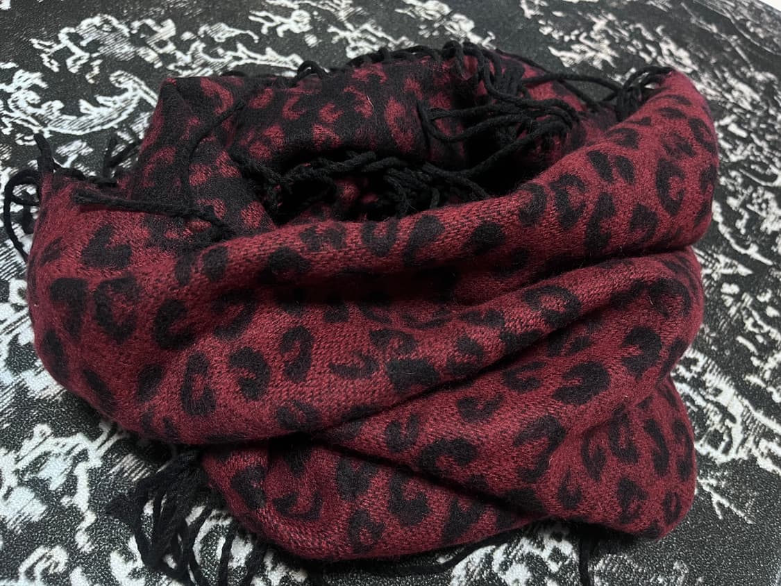 히메갸루 레오파드 스카프 (새상품) 상품이미지1