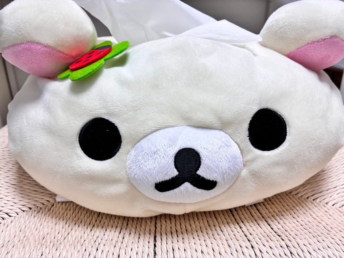 코리락쿠마 휴지케이스 상품이미지1