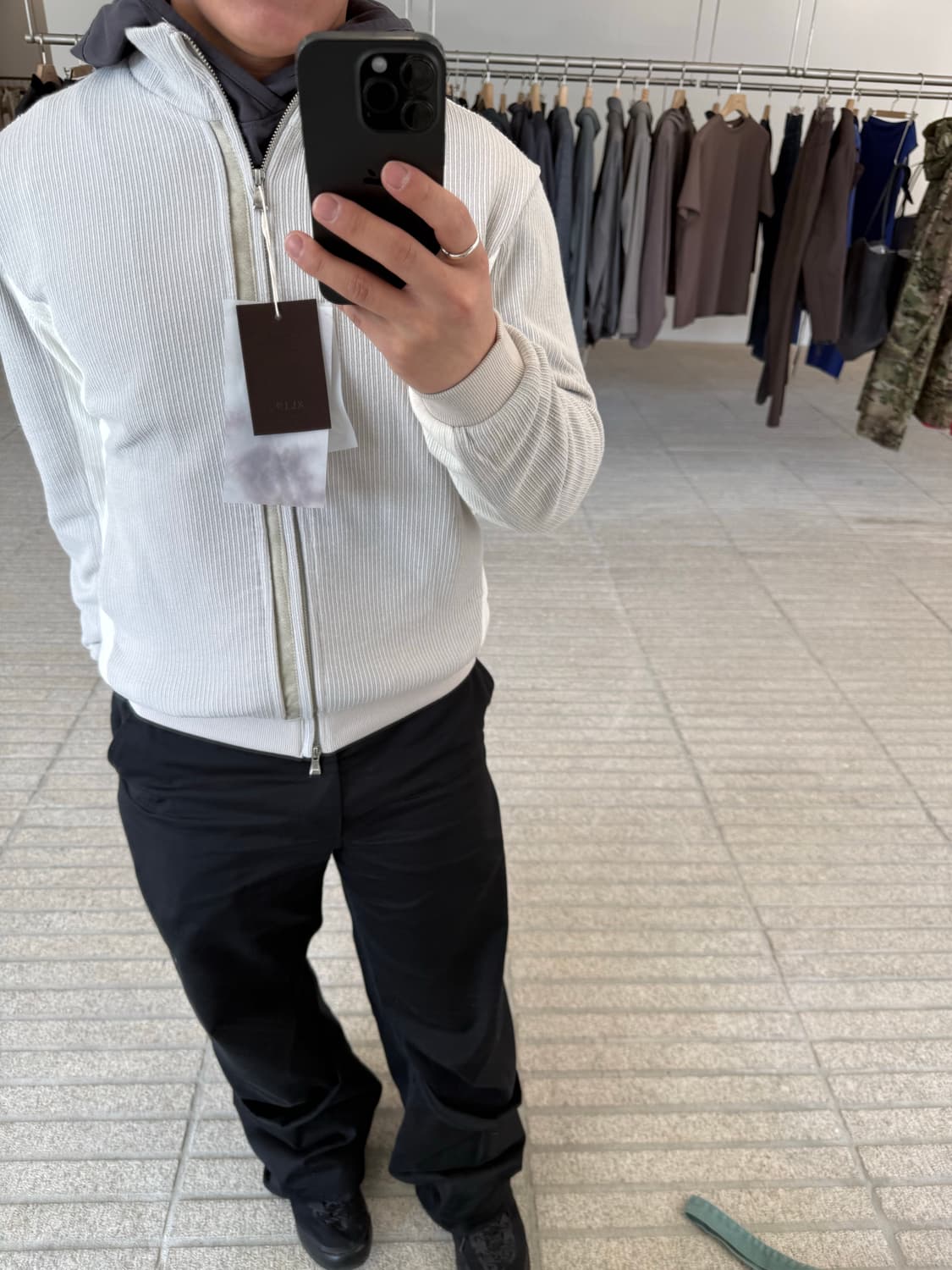 엑슬림 ep9 01 jersey 져지 아이보리오늘 내일만 싸게 팔아요 상품이미지4