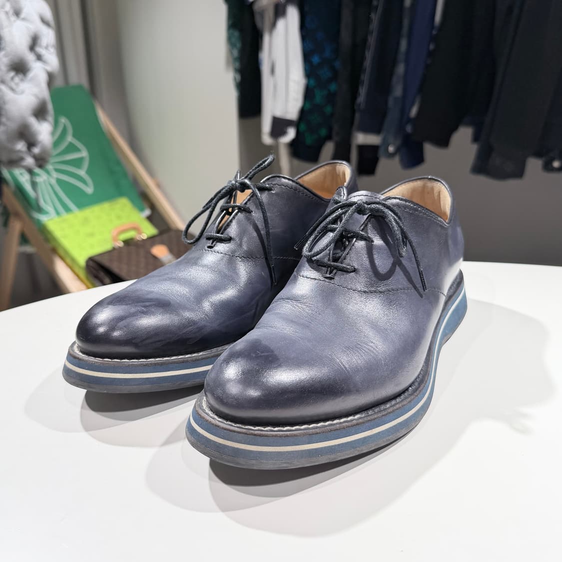 (A/8) / 벨루티 알레시오 레더 가죽 구두 로퍼 상품이미지1