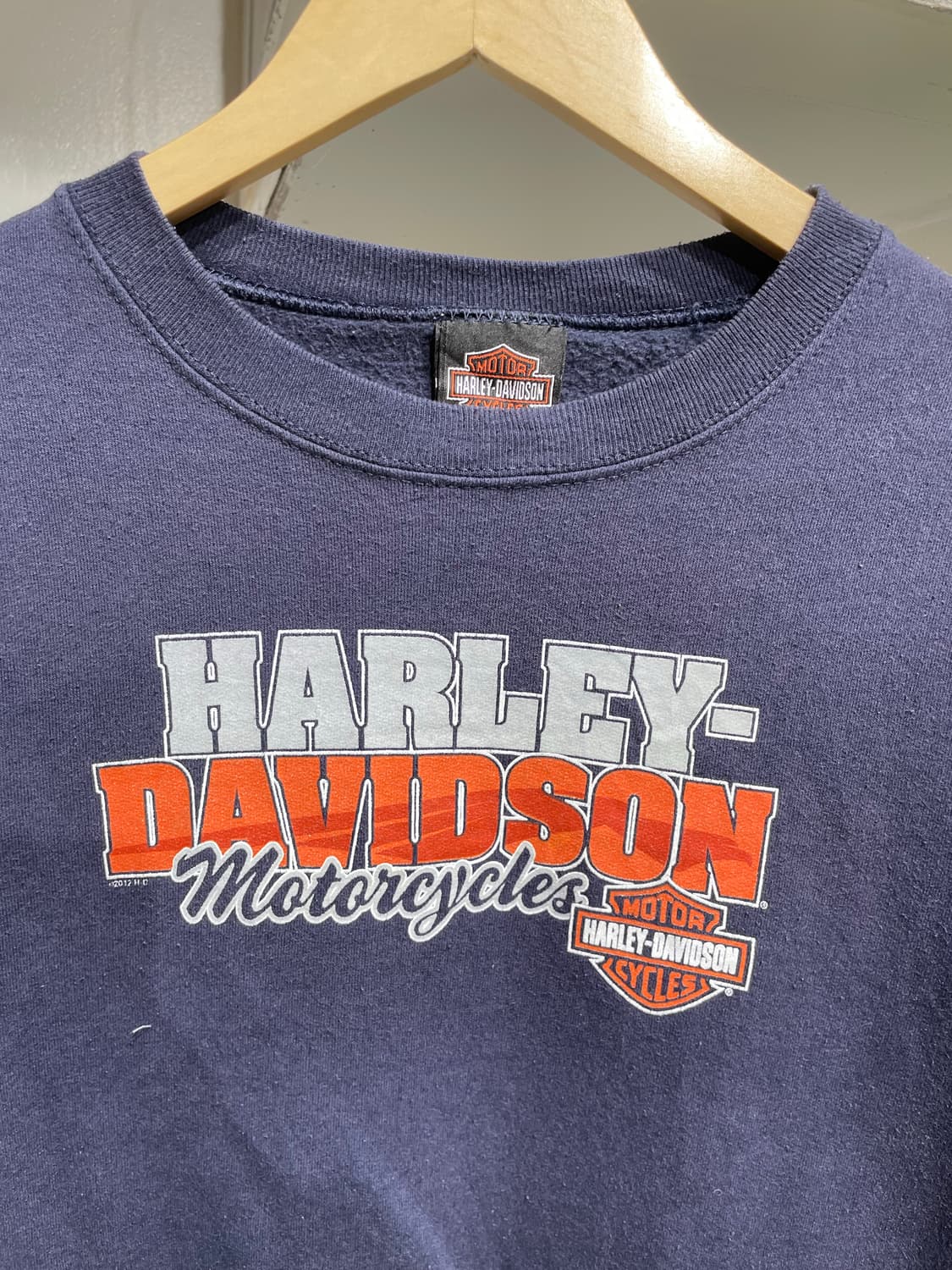 할리데이비슨 빅로고 맨투맨 상품이미지2