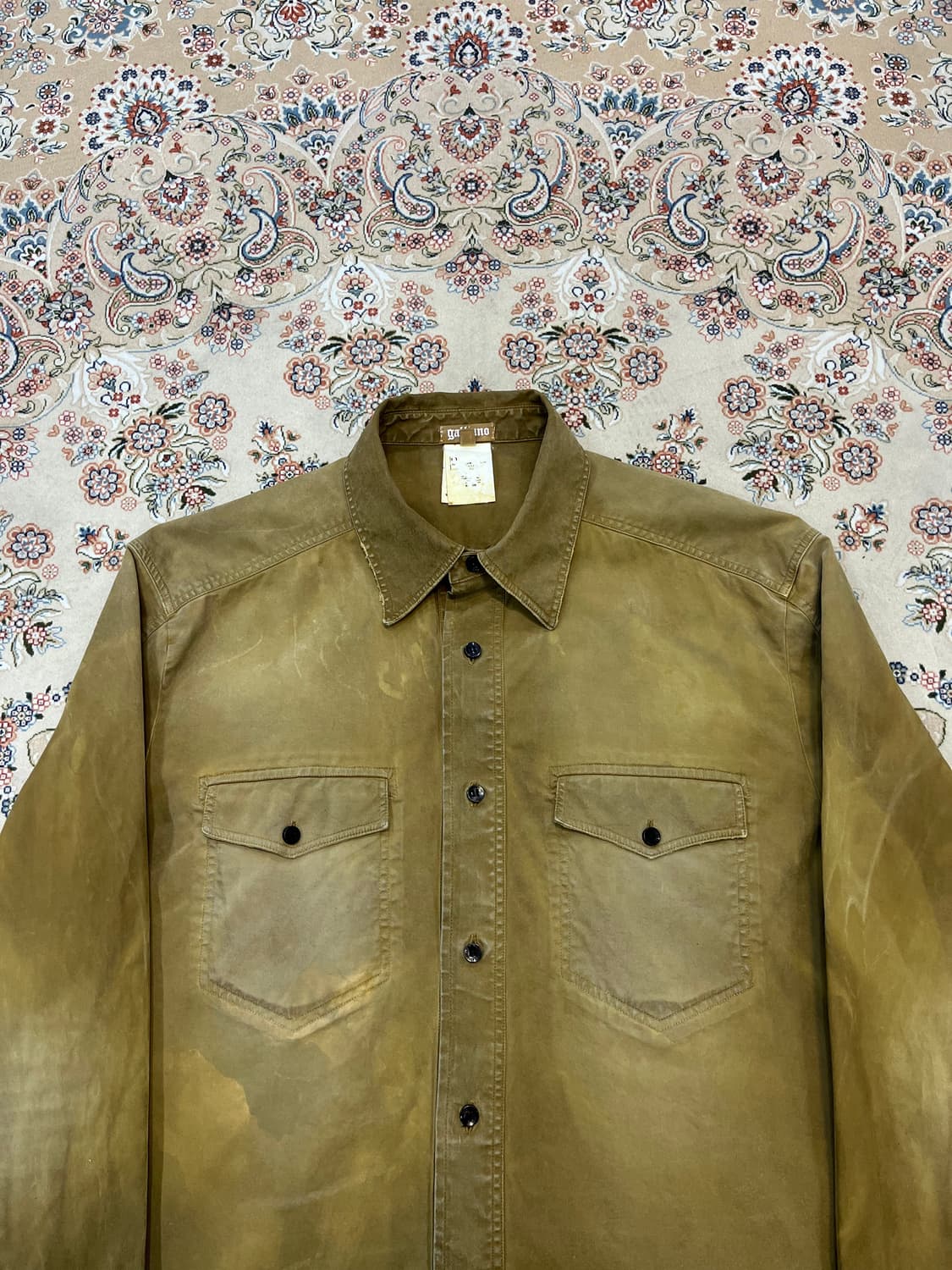 갈리아노 더티 오일왁스 셔츠 자켓 상품이미지5