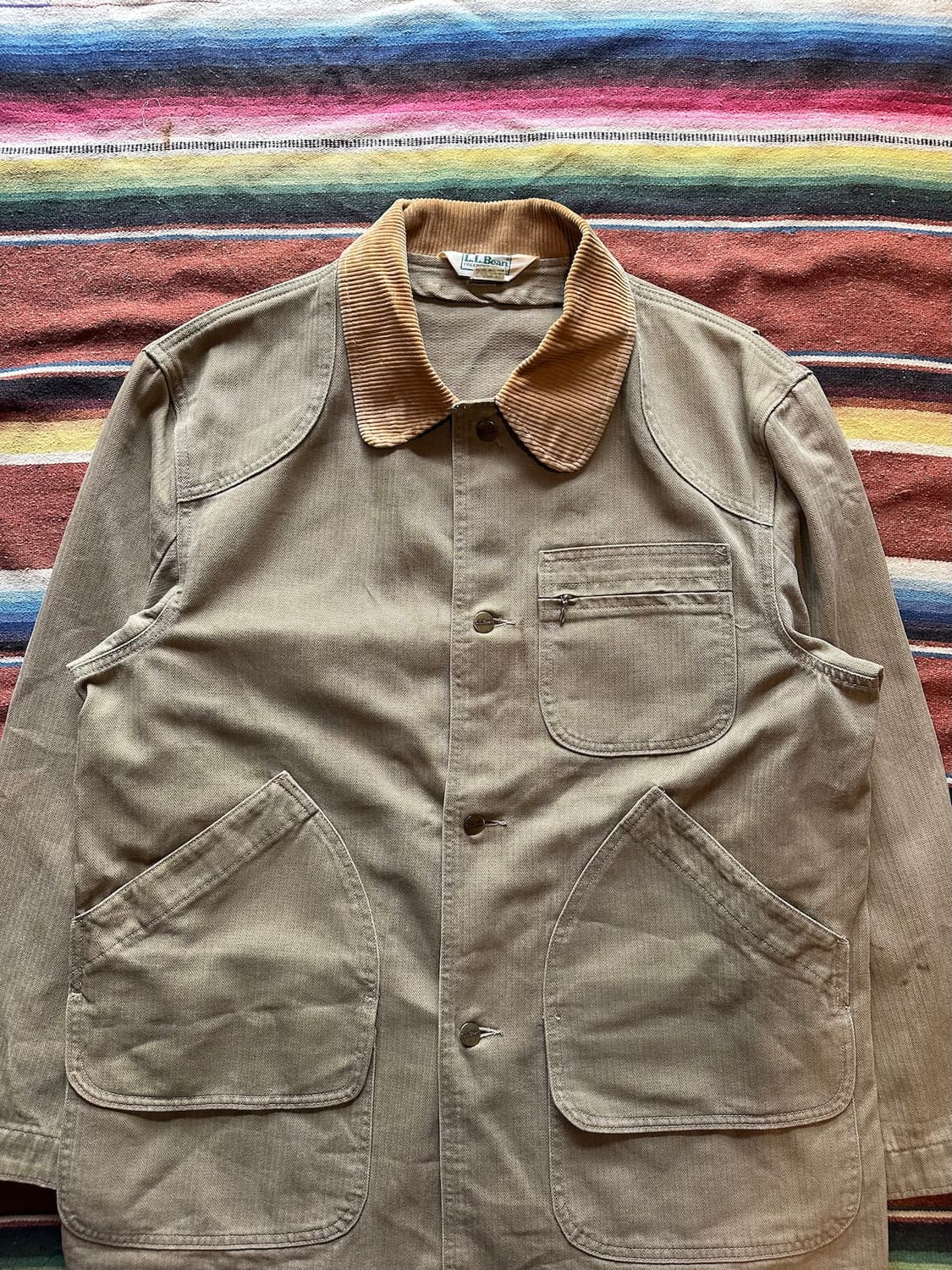 80s USA LL Bean 빈티지 엘엘빈 HBT 헌팅 자켓 상품이미지3