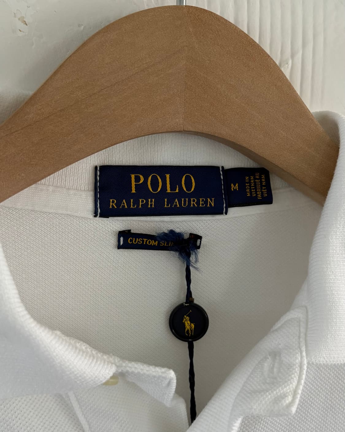 Polo 폴로 랄프로렌 신형 화이트 코튼 PK 카라티셔츠  상품이미지3