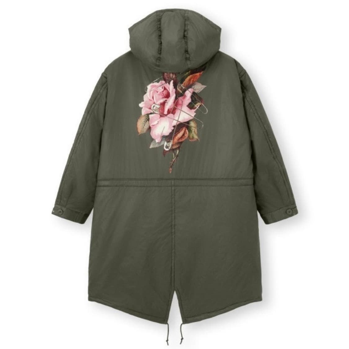 [L] Undercover X GU 피쉬테일 파카 올리브 상품이미지2