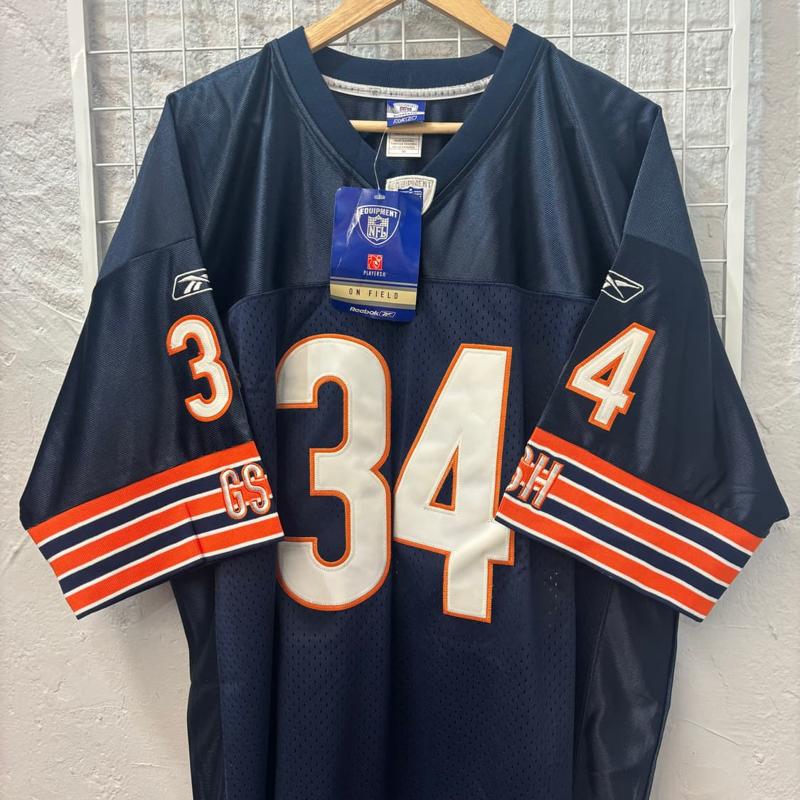 NFL X 리복 시카고 베어스 네이비 유니폼 져지 2XL 상품이미지3