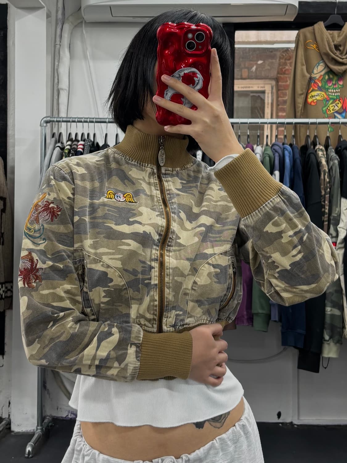 본더치 오리엔탈 카모 크롭자켓 상품이미지3