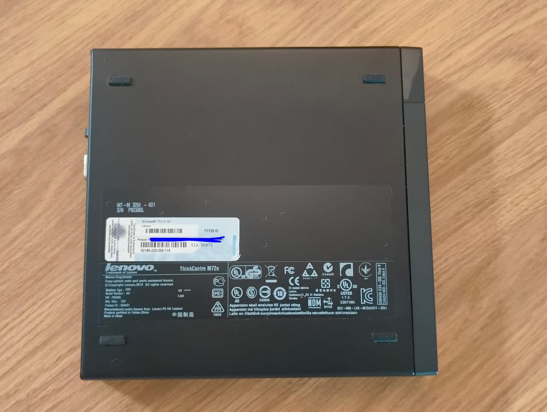 레노버 ThinkCentre M72e 초미니 PC. 상품이미지4