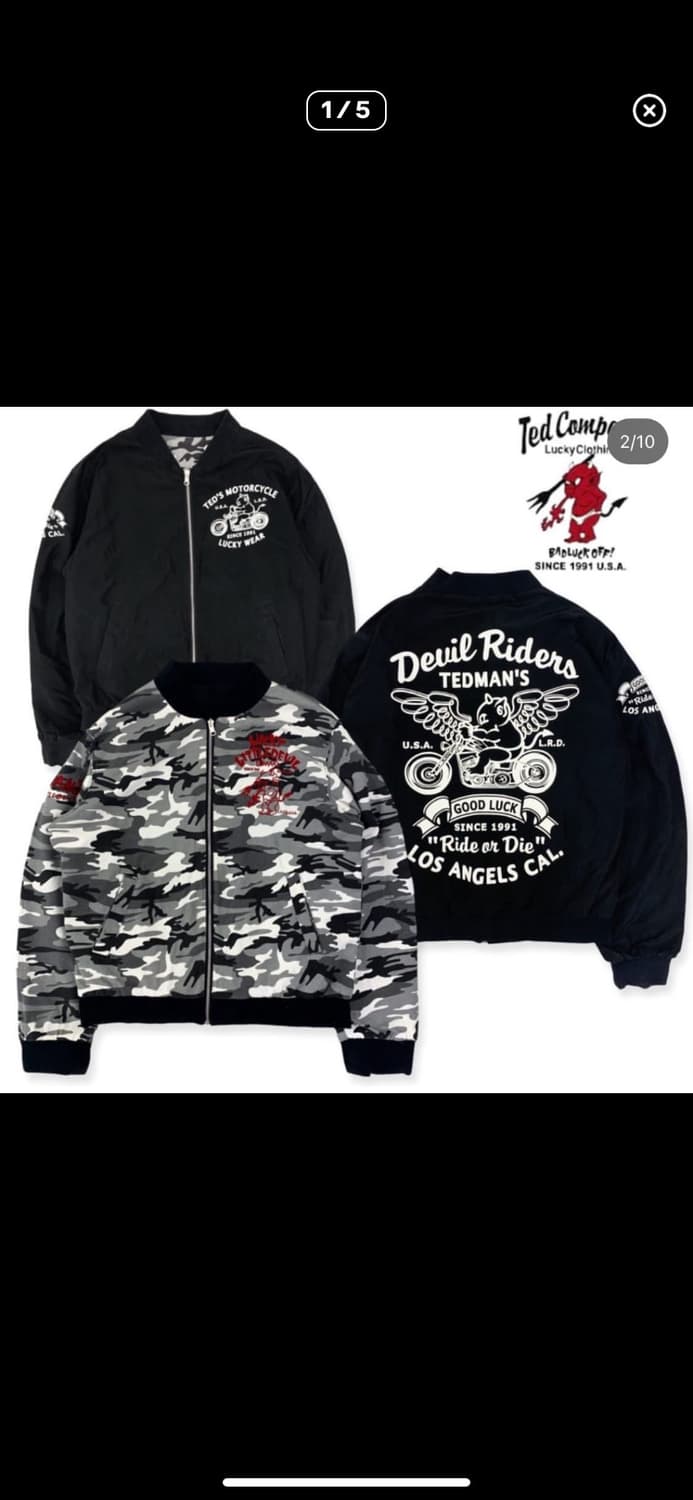 Ted Company 블랙 자켓 L 리버시블제품입니다! 상품이미지1