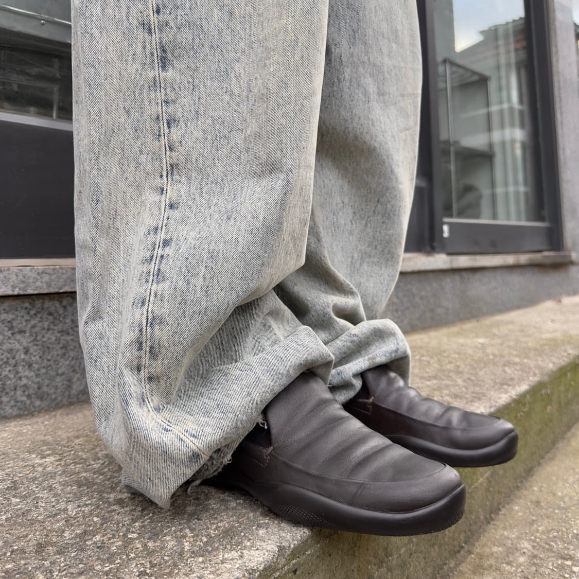 00s 초코 브라운 프라다 스포츠 로퍼 상품이미지1