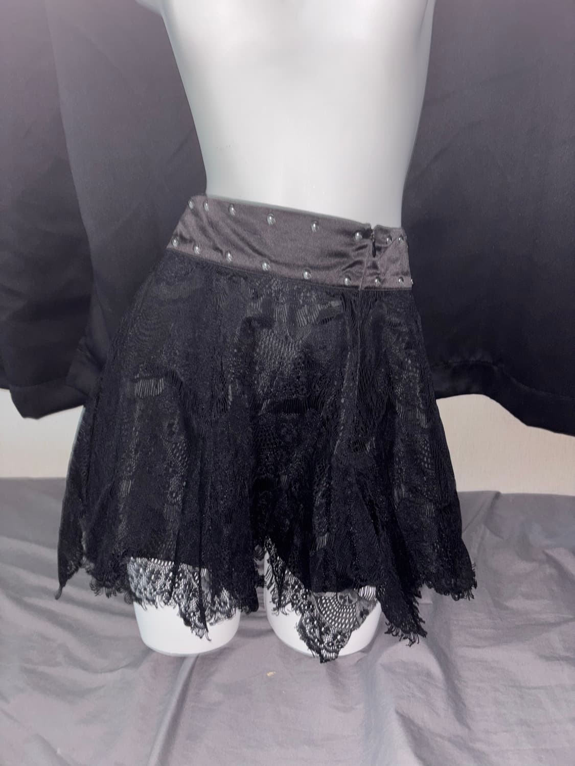 Black lace skirt 상품이미지5