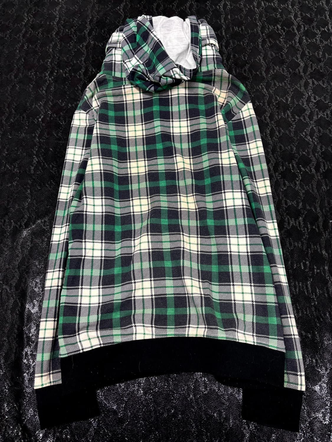 “TAKEO KIKUCHI” Green Check Pattern Y2K 상품이미지7