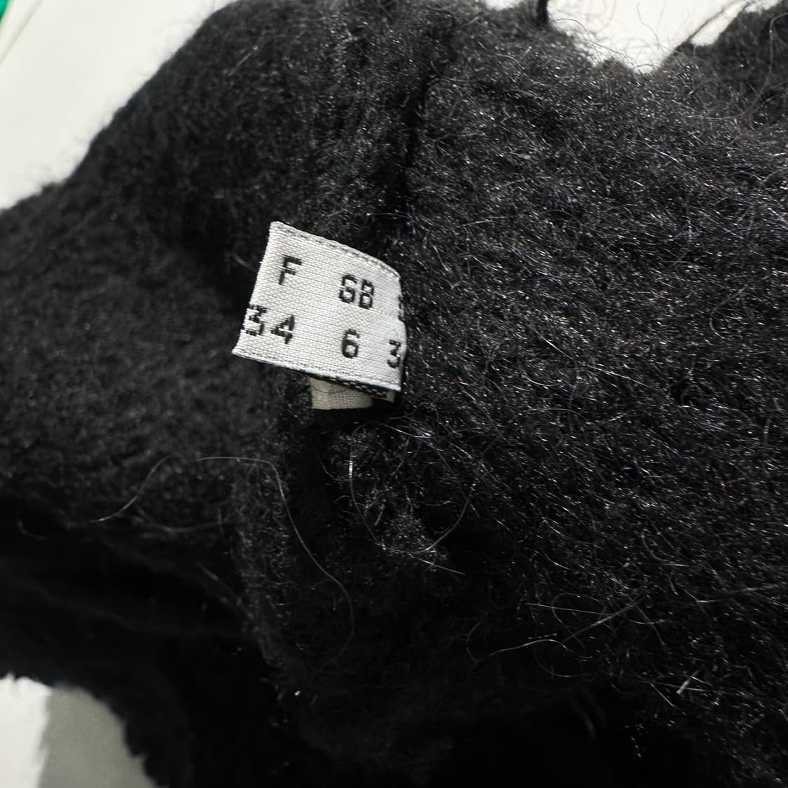 (매장판) 씨 바이 끌로에 울 알파카 니트 코트 블랙 상품이미지7