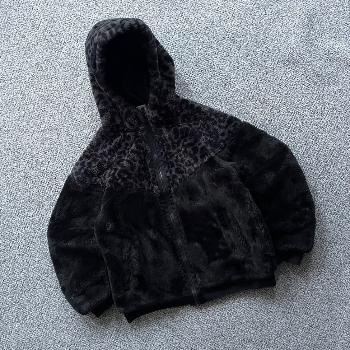 나이키 셰르파 레오파드 후리스 후드집업 상품이미지1