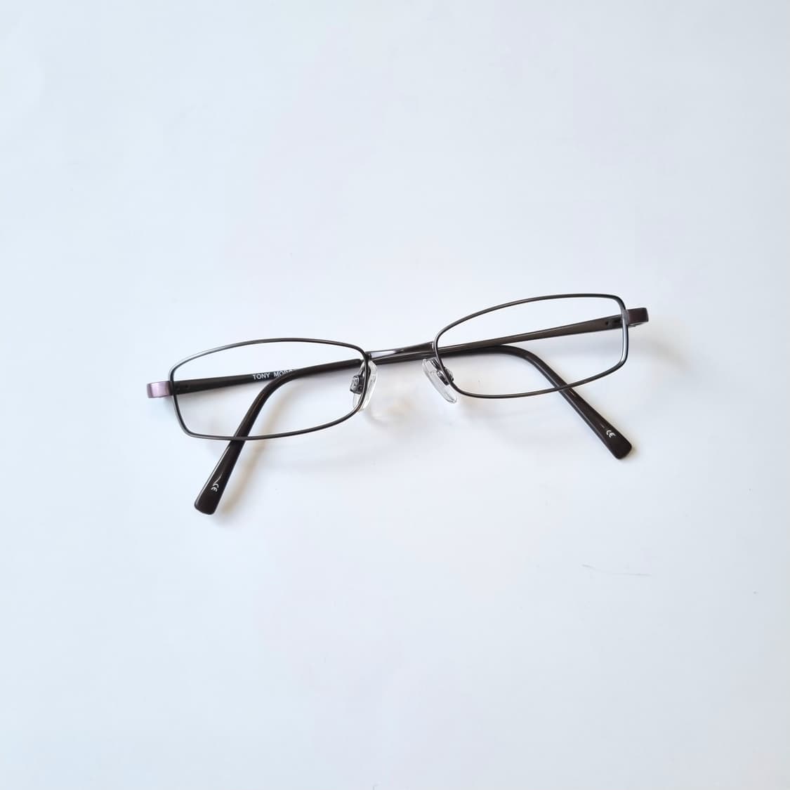 진열상품 긱시크 건메탈그레이 퍼플투톤 안경테 387 상품이미지1