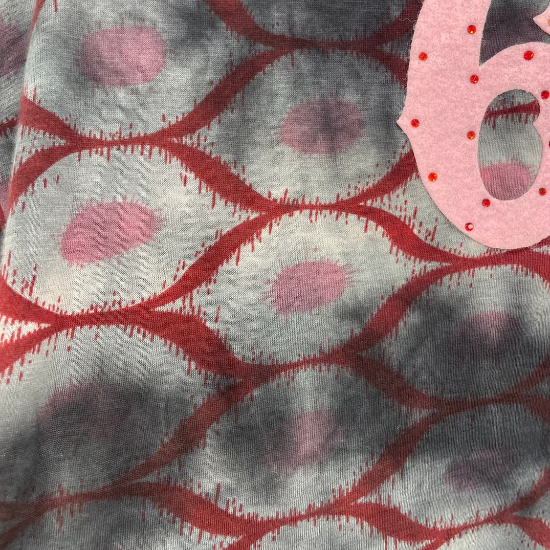 Tie-dye circle wrap top 상품이미지5