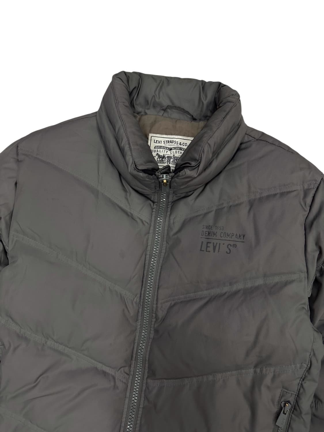 00s 리바이스 숏패딩 덕다운 그레이 (L)  상품이미지2