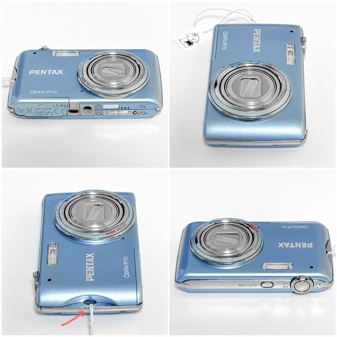 펜탁스 옵티오 P70 베이비블루 빈티지디카 상품이미지4