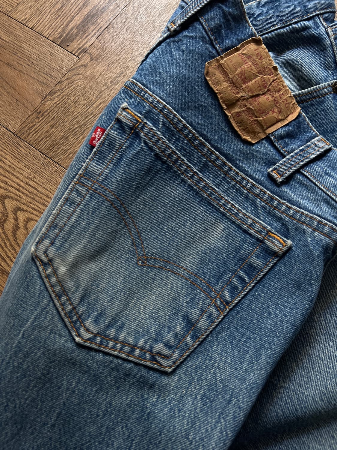 [34]80's 리바이스 501 Made in USA 데님 팬츠 S45 상품이미지6
