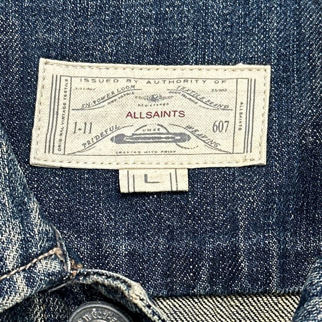 ALLSAINTS 트러커 자켓 L 상품이미지7