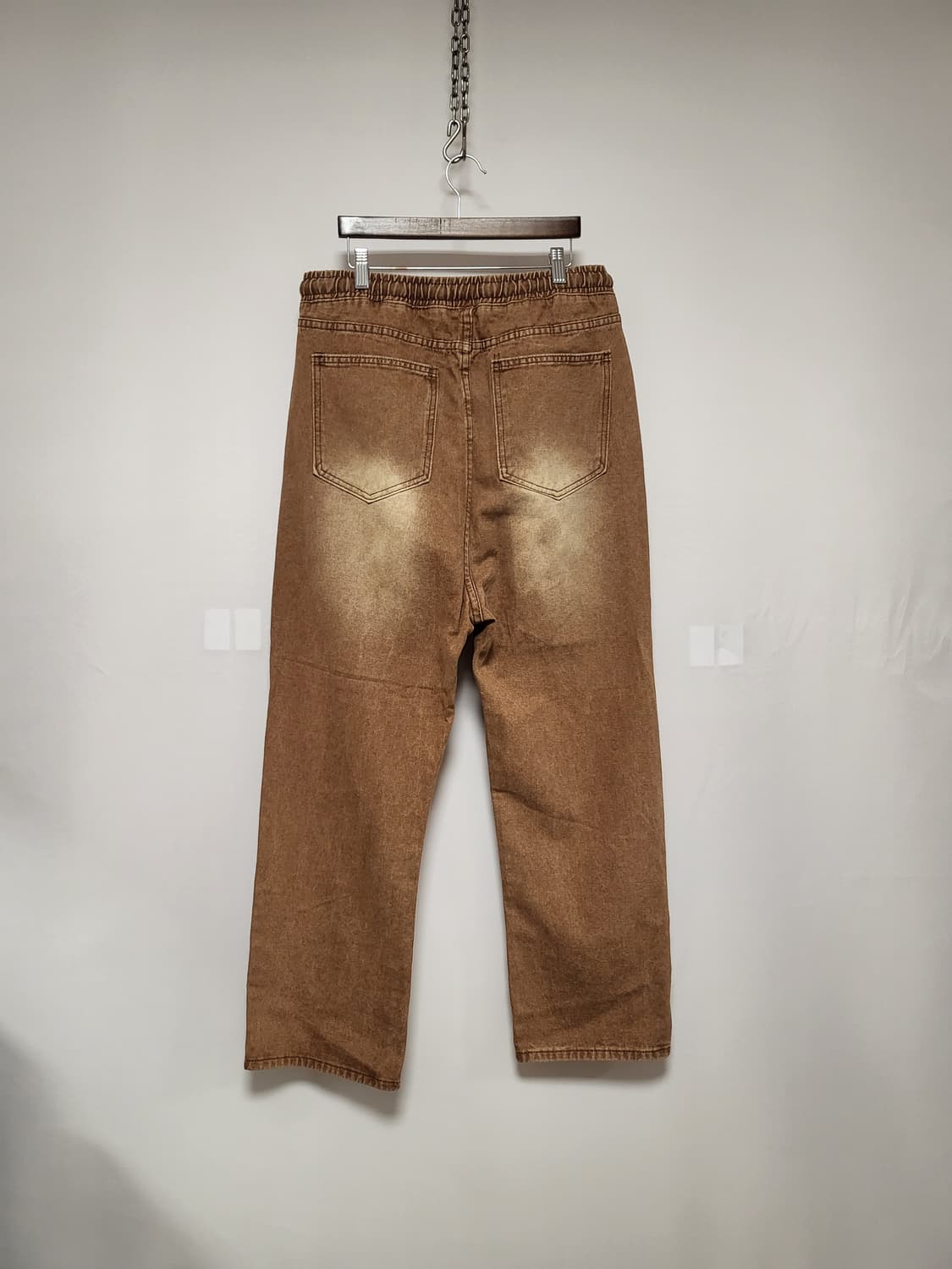 자수로고 워싱데님팬츠 상품이미지4