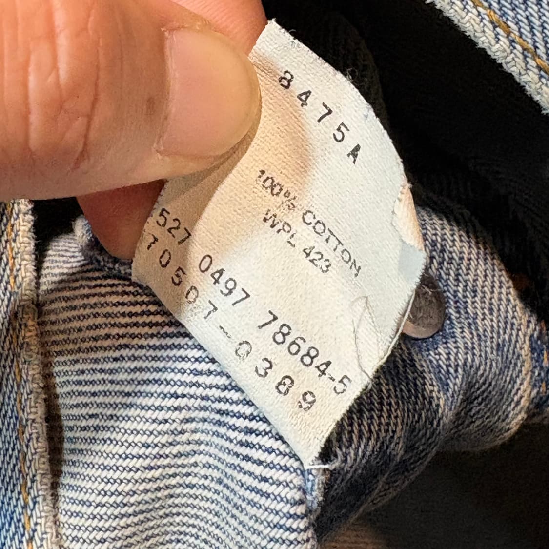 [L] LEVI's 리바이스 90's USA 빈티지 데님 자켓 상품이미지9