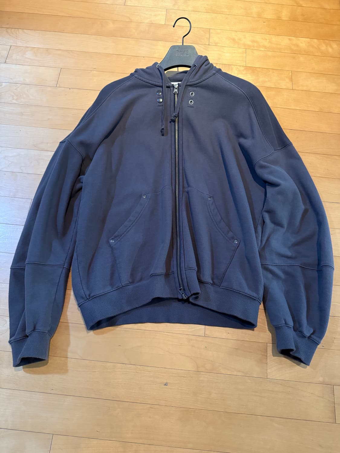 ETCE Washed 후드집업 차콜 M 상품이미지1