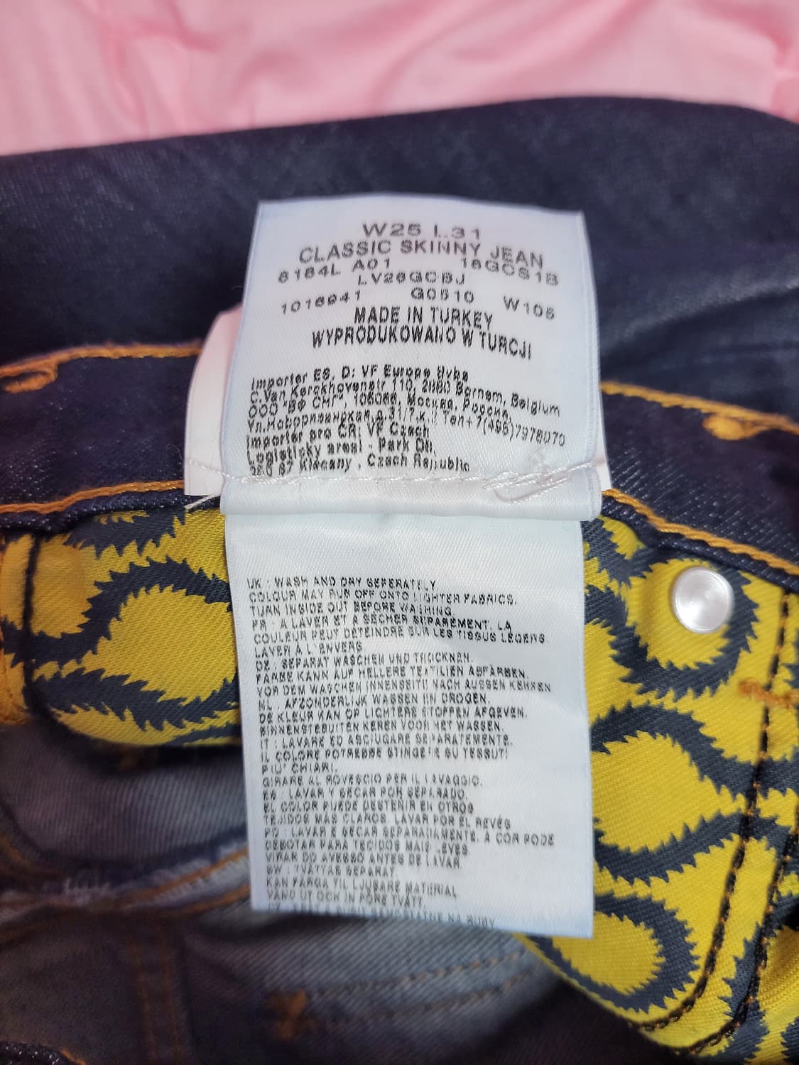 정품)급처새상품!비비안웨스트우드X LEE 콜라보 데님청바지팬츠 매장가30 상품이미지8