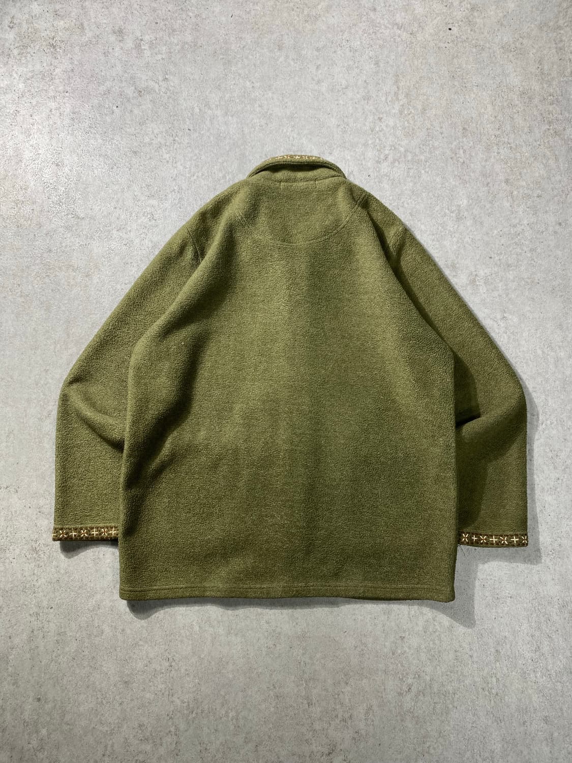 [M] JPN Vintage 일본 빈티지 에스닉 스티치 플리스 자켓 상품이미지5