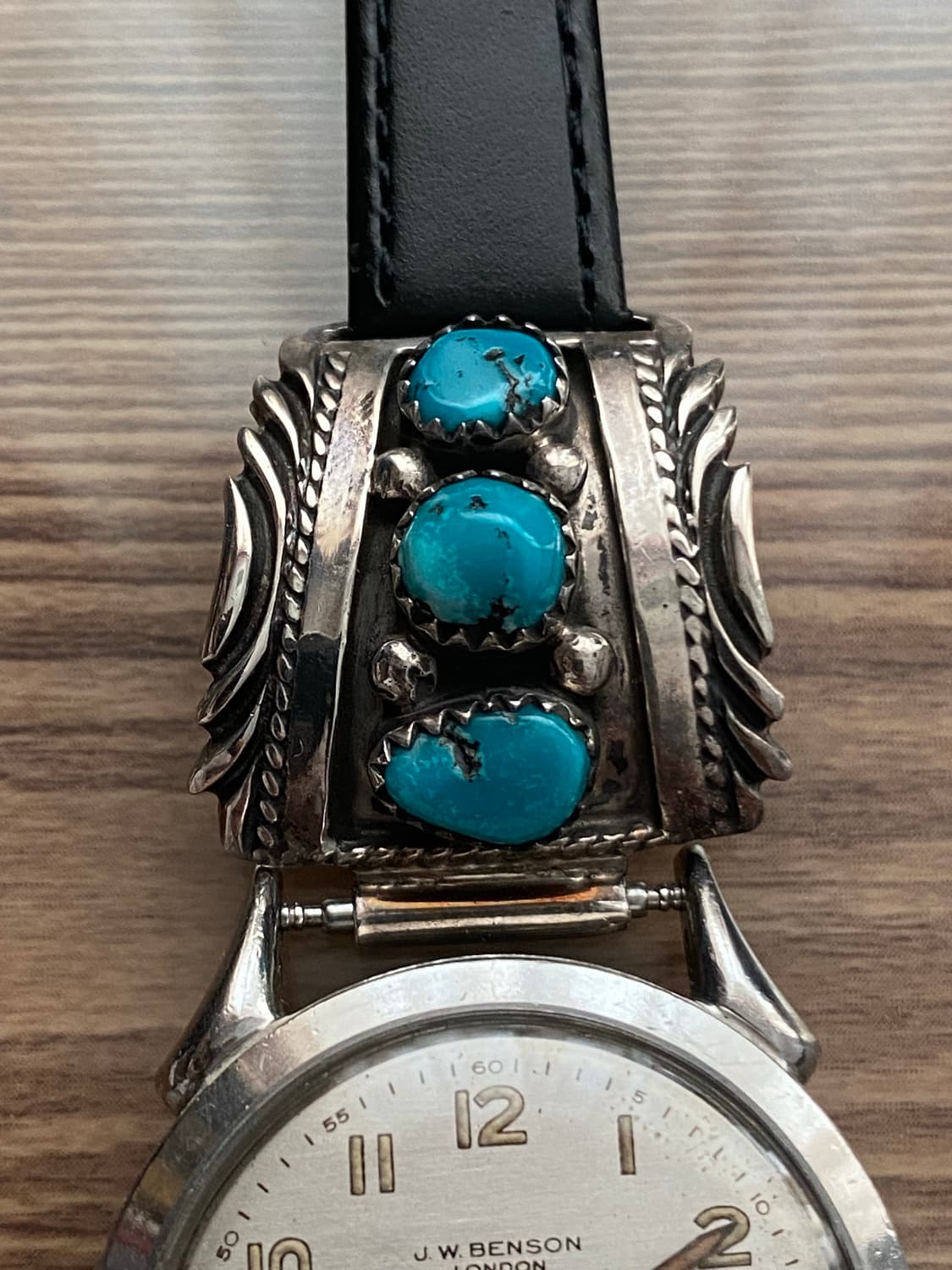 JW 벤슨 빈티지시계, 터키석 브라이슬렛 판매합니다. 상품이미지7