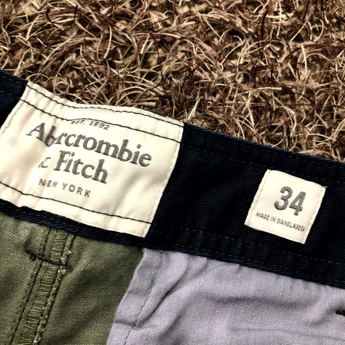 34 아베크롬비 카키 반바지 상품이미지5