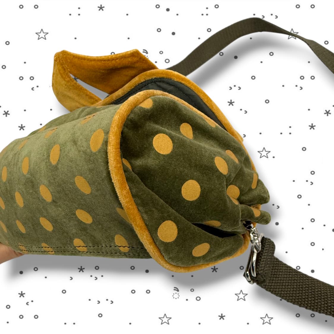 Wing House 리본 도트 미니 크로스백 상품이미지7