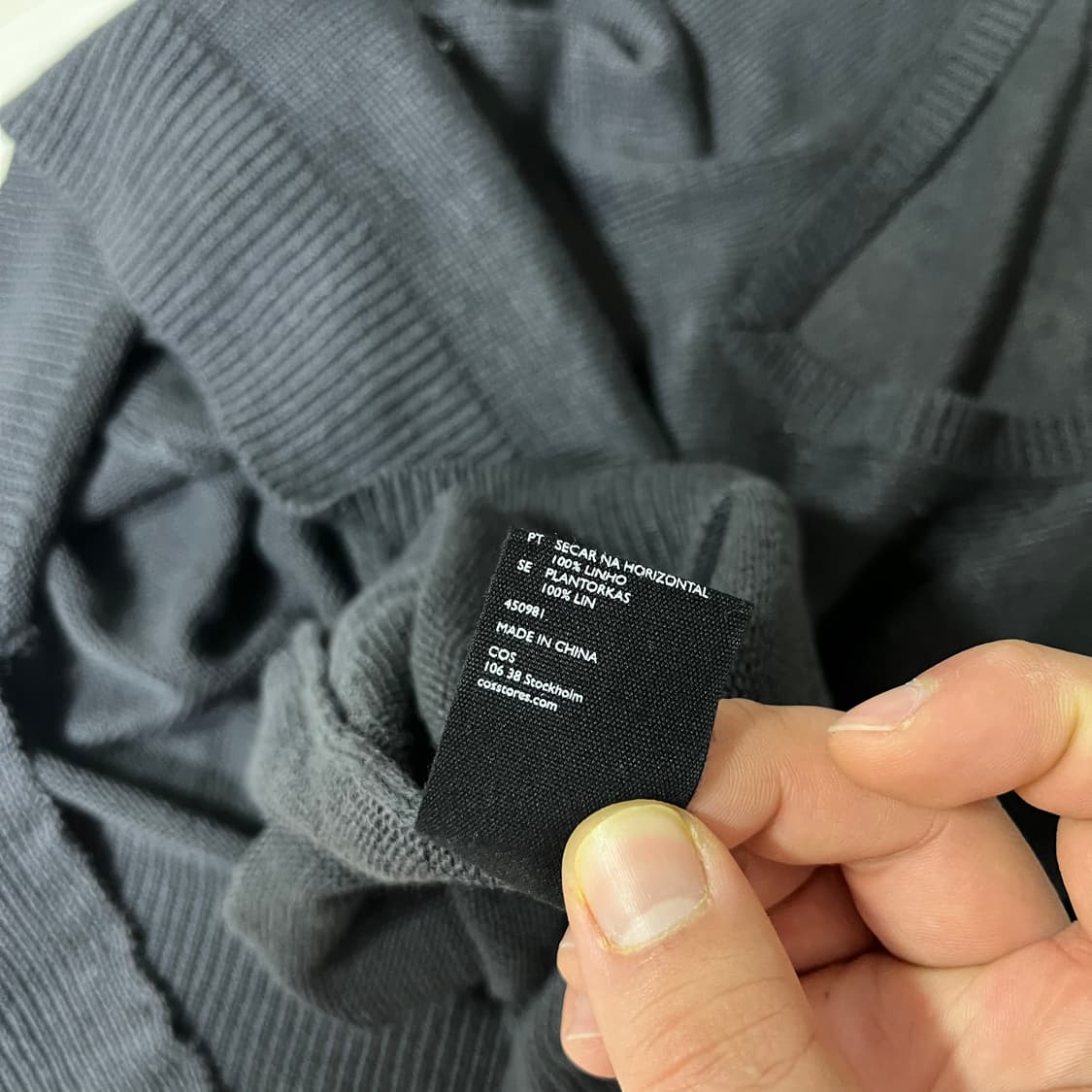 Cos . 린넨 시스루 롱슬리브 상품이미지3