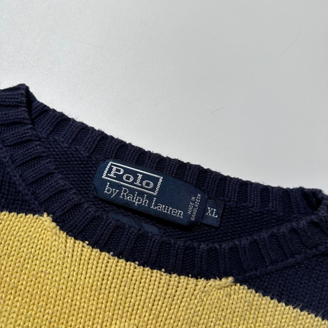 폴로 랄프로렌 스트라이프 라운드 니트 상품이미지4