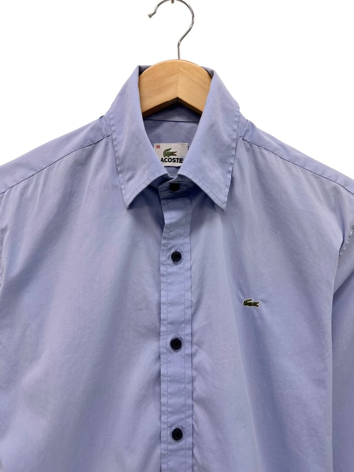 라코스테 옥스포드 셔츠 소라색 (여성M) 상품이미지2