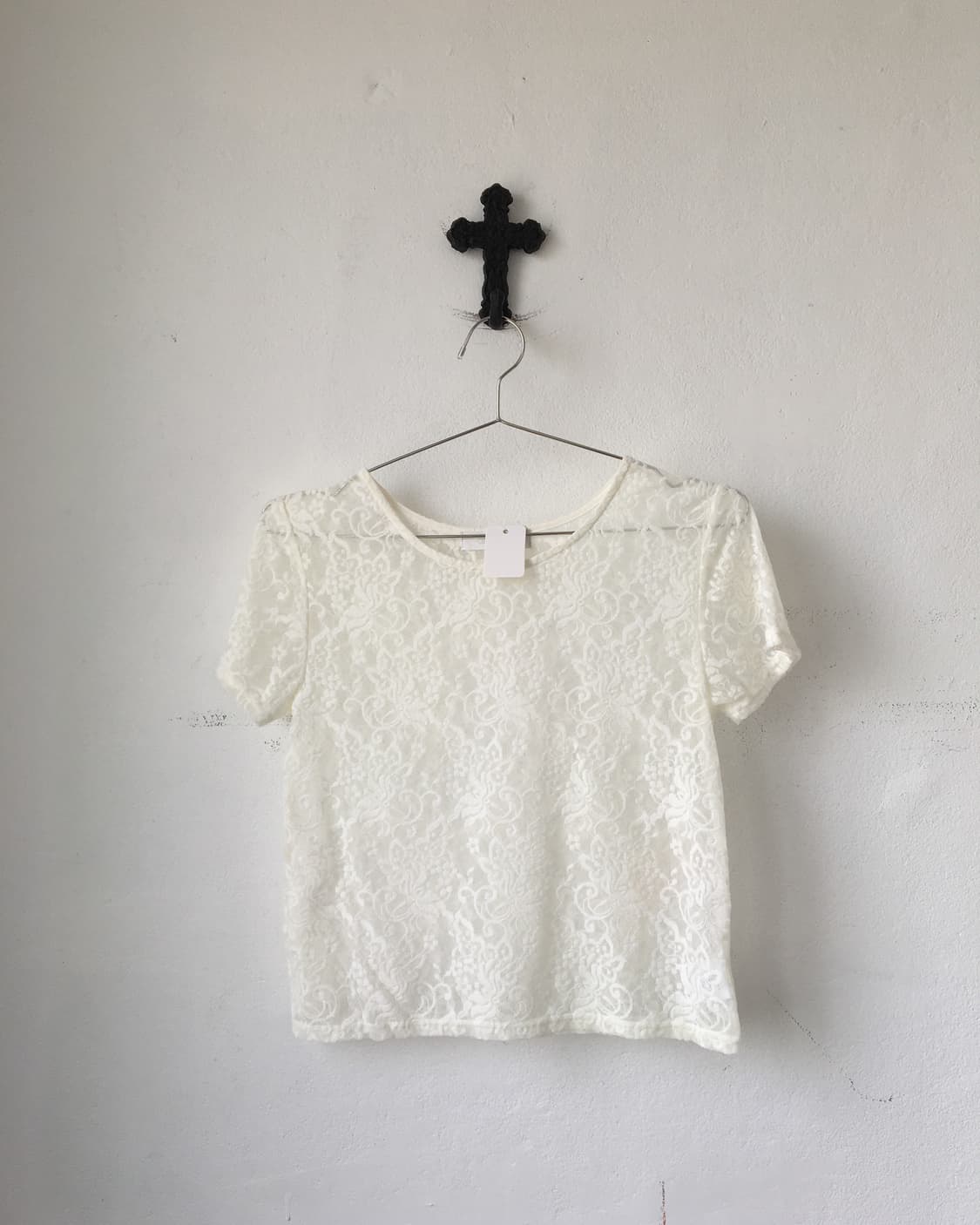 Ornement pattern lace t shirt 상품이미지2