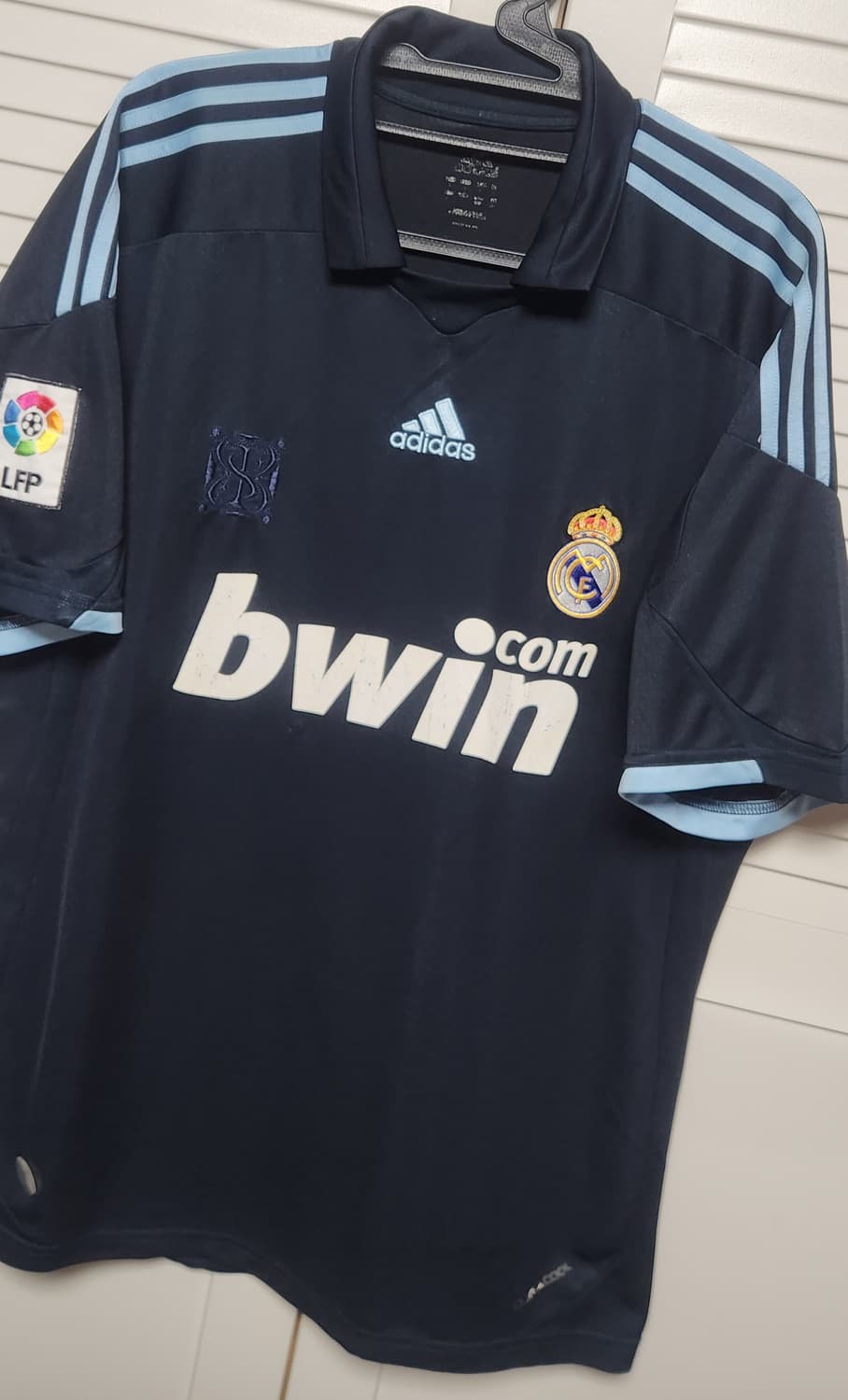 09-10 레알 마드리드 어웨이 No.9 호날두 아디다스 유니폼 반팔 상품이미지3