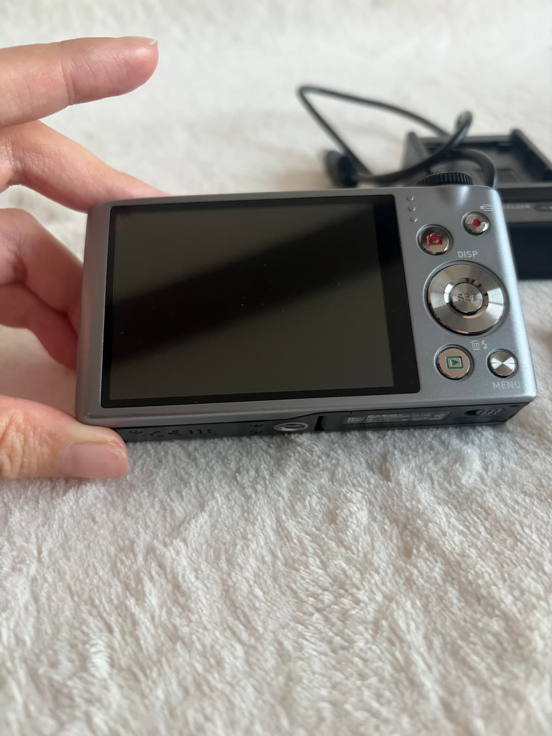 메이크업모드,작례o) 카시오 엑슬림 ZR400 그레이 실버 상품이미지5