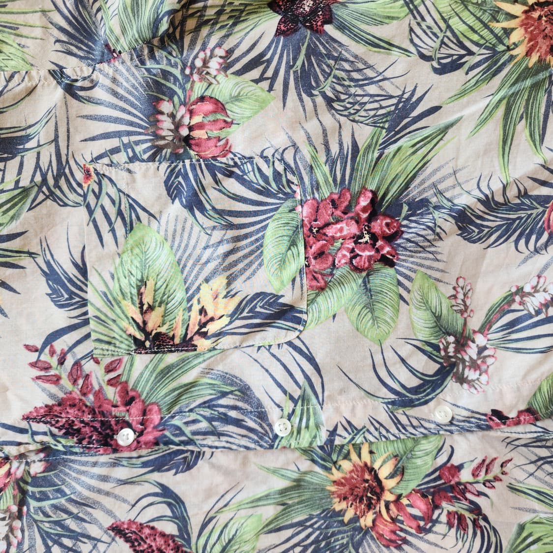 하와이안 반팔 셔츠 L 상품이미지4