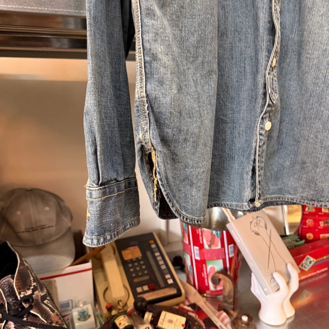 휴스턴 데님 워크셔츠 XL 상품이미지3