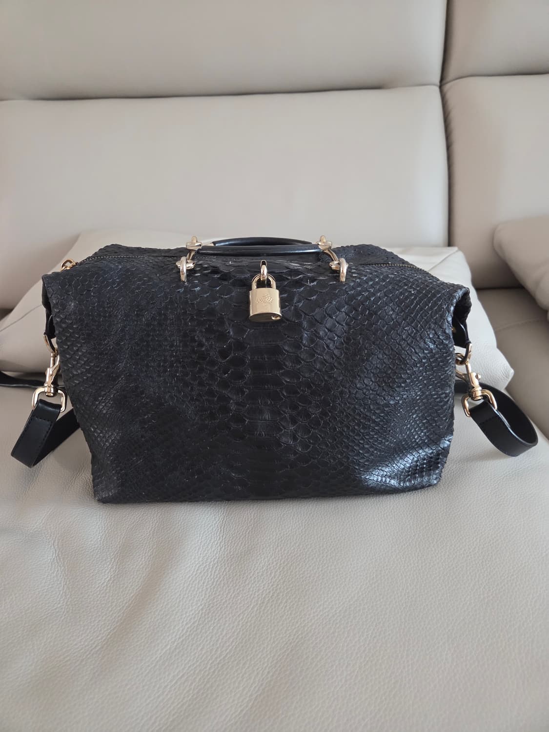 정품 멀버리 뱀가죽 숄더백 상품이미지2