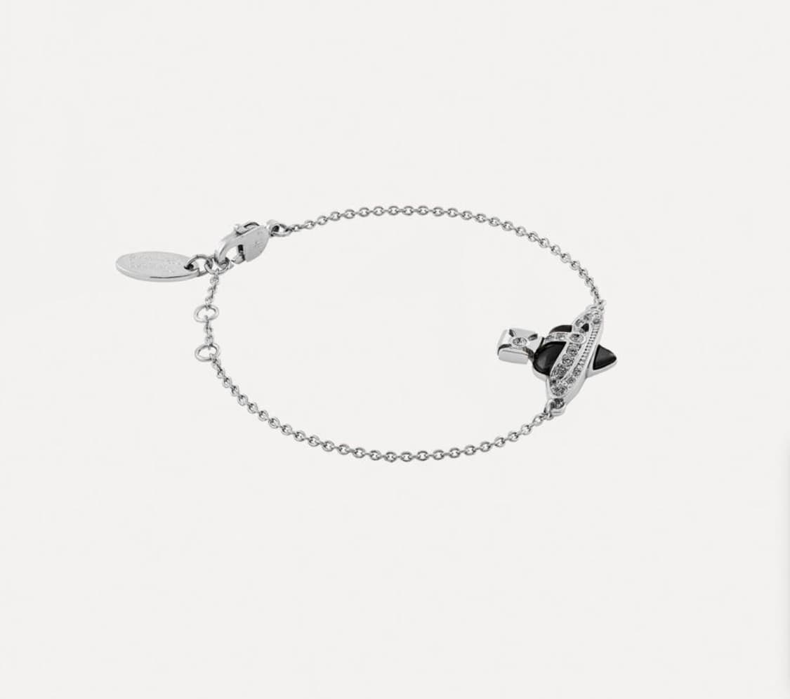 비비안웨스트우드 아카이브 블랙 오리에타 브레이슬렛 팔찌(새상품) 상품이미지2