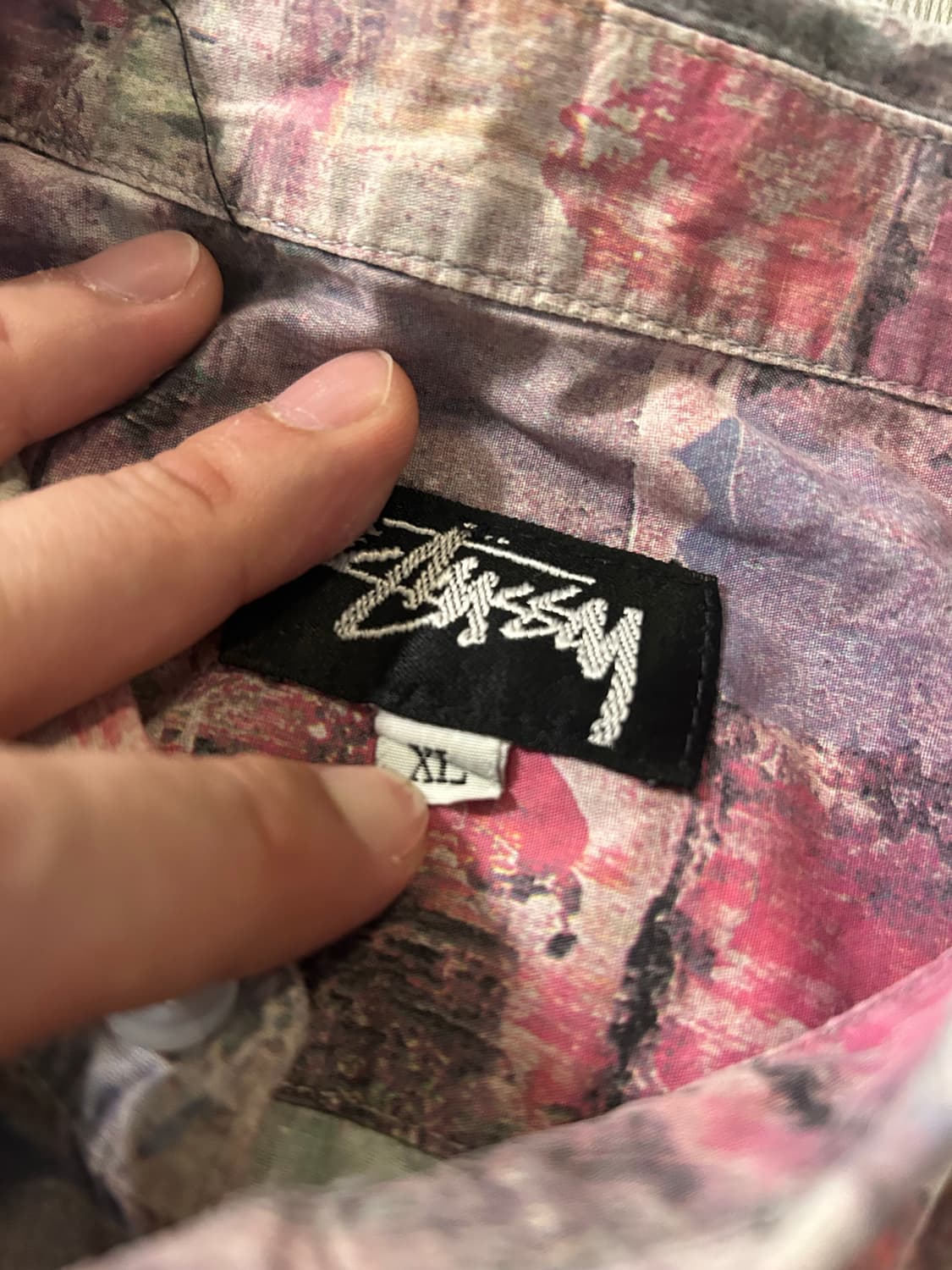 80s 스투시 블랙태그 셔츠 xl 상품이미지5