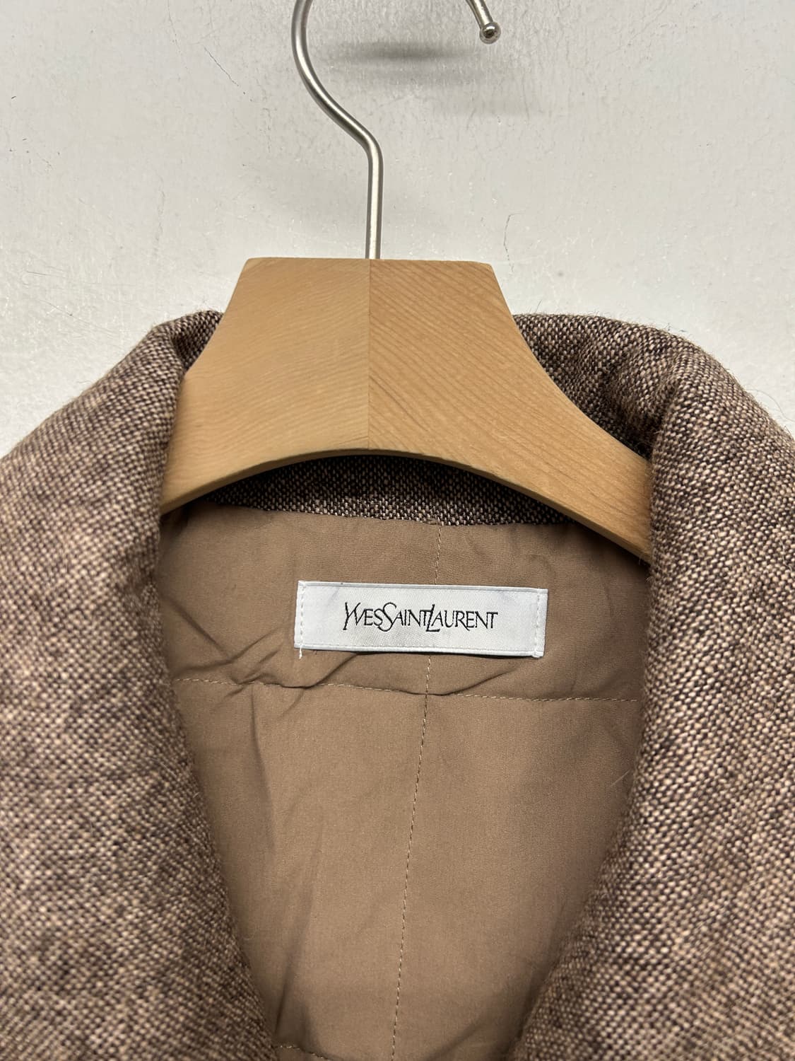 빈티지 입생로랑 하운드투스 울 퀼팅 홈 로브 상품이미지4