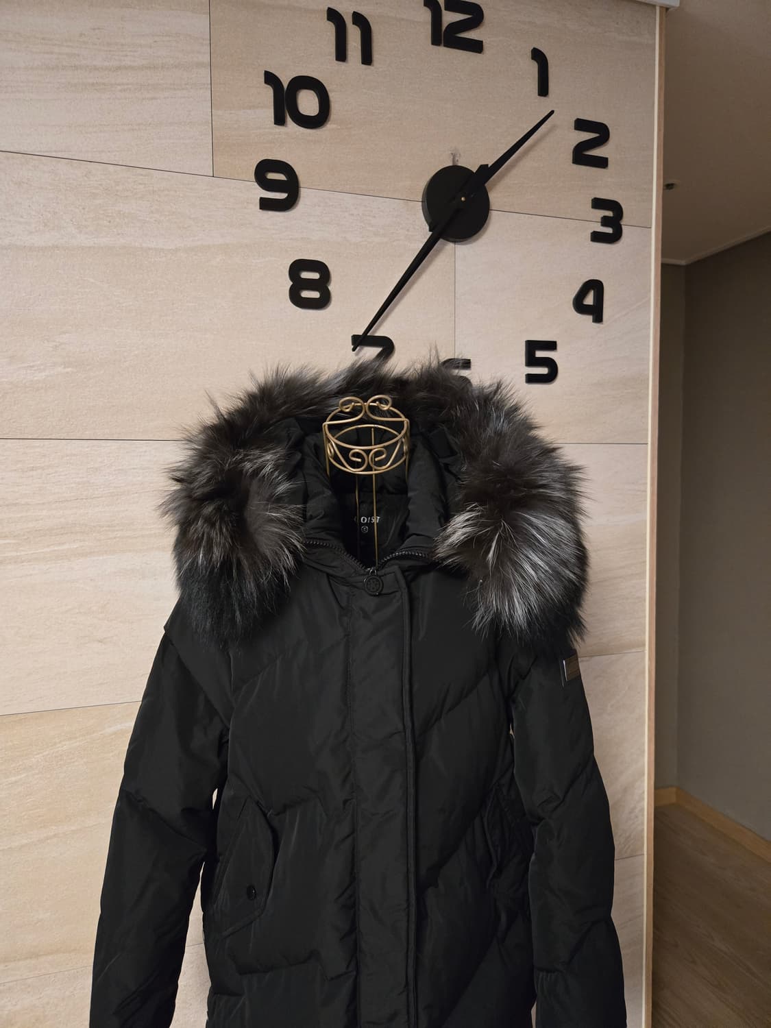 [55] 에고이스트 폭스퍼 덕다운 롱패딩 상품이미지4