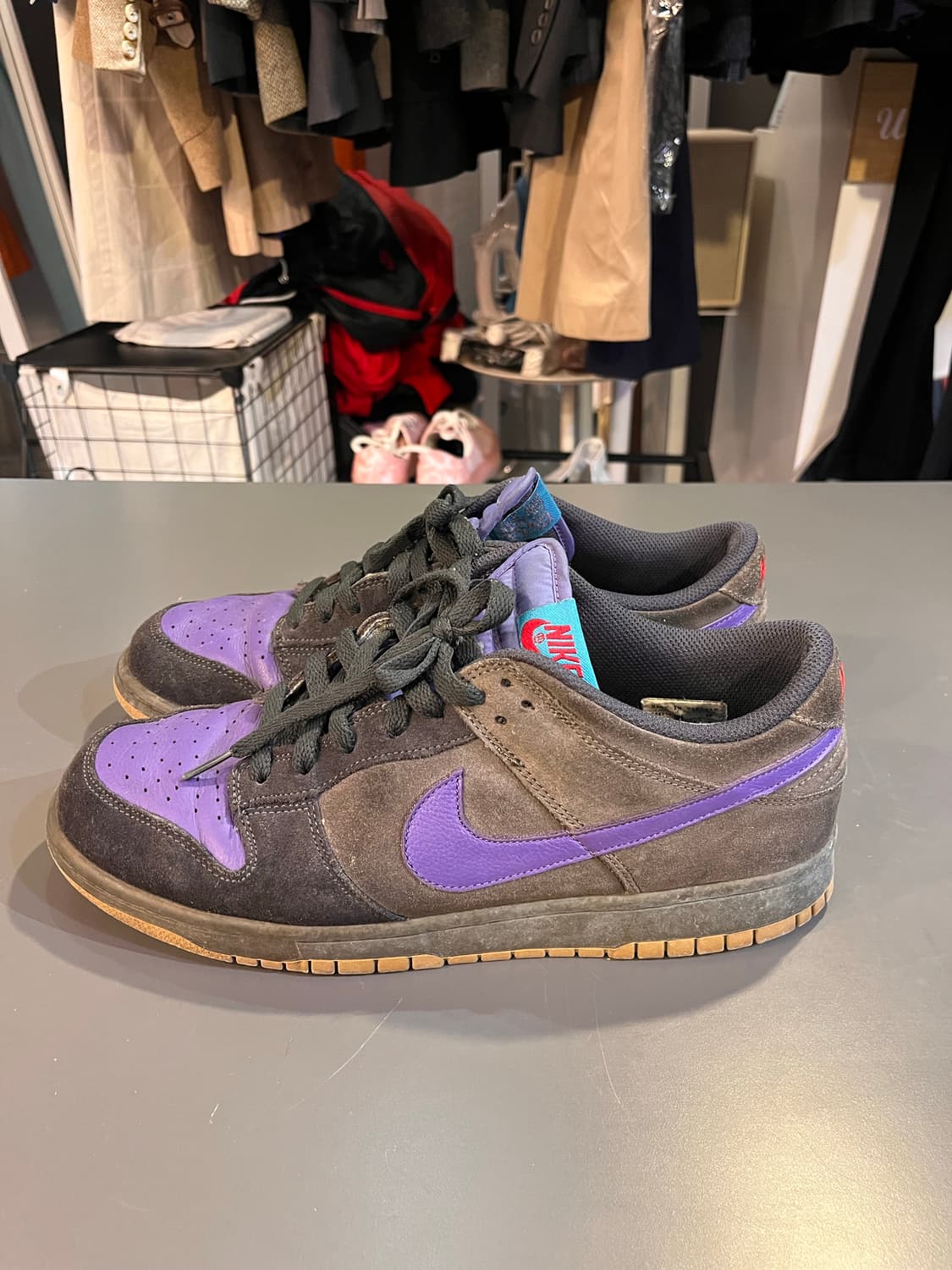 나이키 덩크 CL 뉴스프린트 바시티 퍼플 상품이미지5