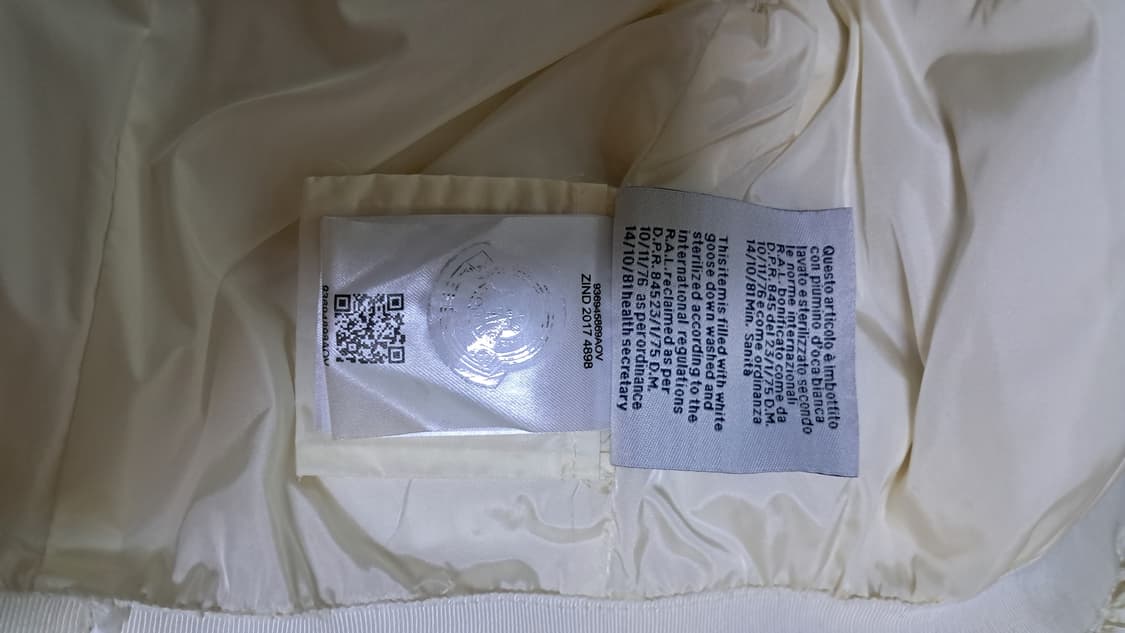 몽클레어 여성패딩아이보리2 상품이미지4